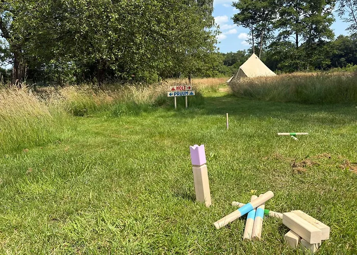 Boutique Tent Bij Laaken Op Unieke Plek In Het Met Luxe Bed Οργανωμένο κάμπινγκ Vorden