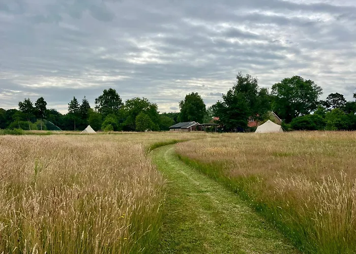 Boutique Tent Bij Laaken Op Unieke Plek In Het Met Luxe Bed